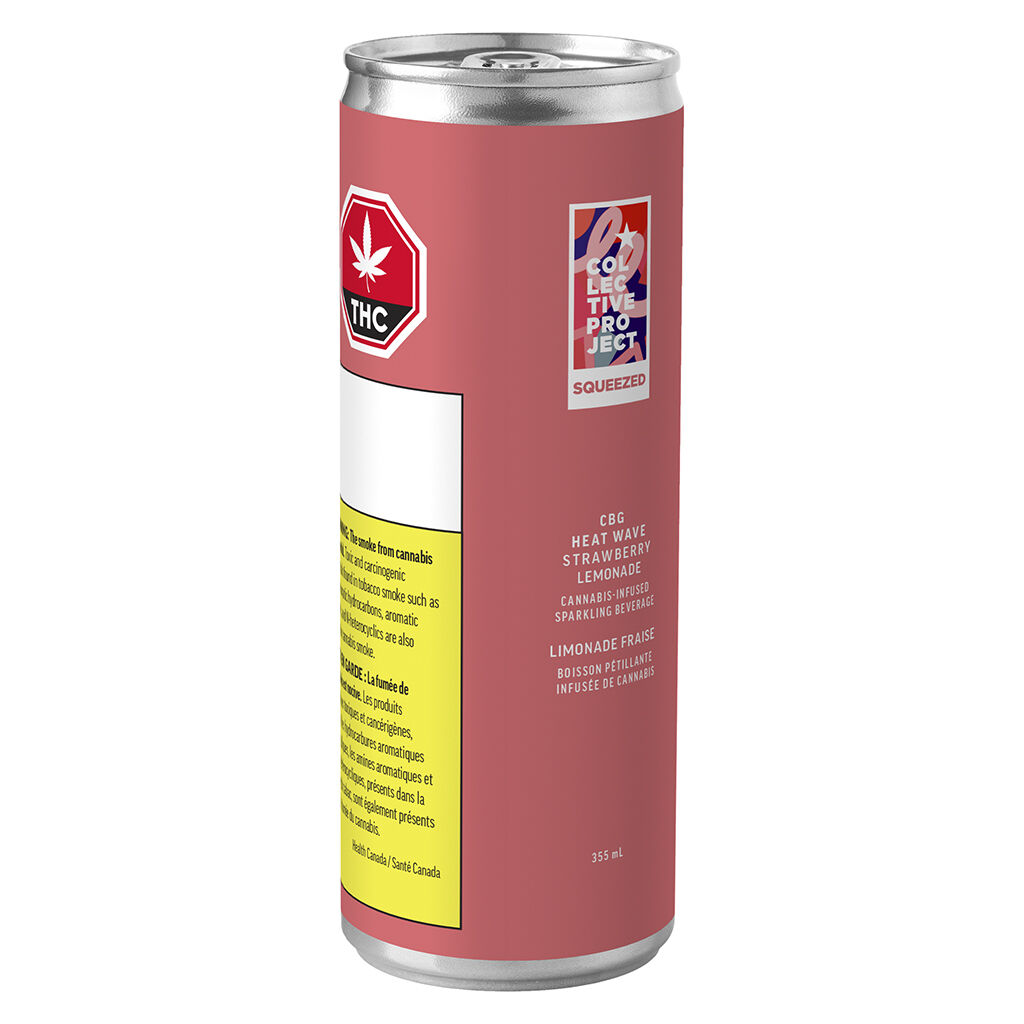 Collective Project - CBG Heat Wave - Collective Project - Heat Wave (Strawberry Lemonade) 2:1 CBG:THC - 355ml