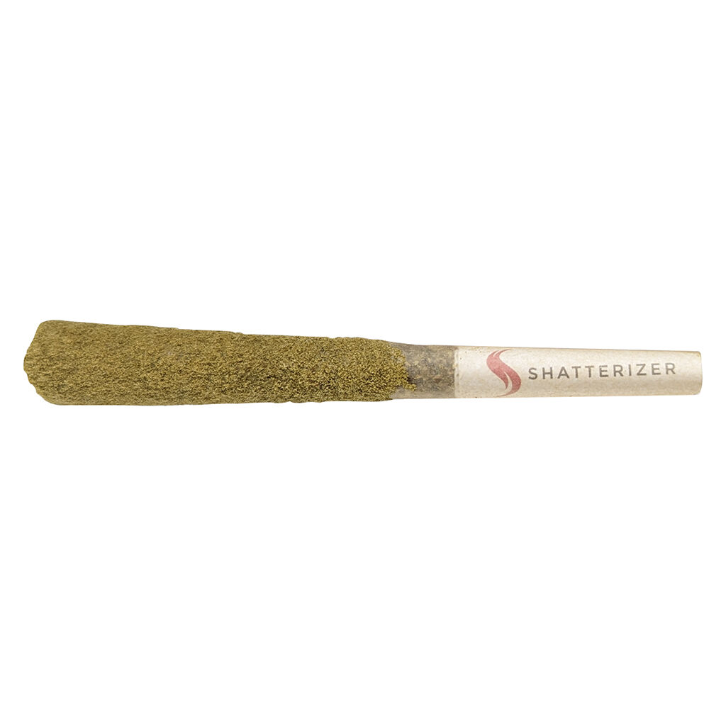 SHATTERIZER - SLURRICANE Double Infused Pre-Roll - Shatterizer - Slurricane Shatter Double Infused Pre-Roll - Indica - 1x1g