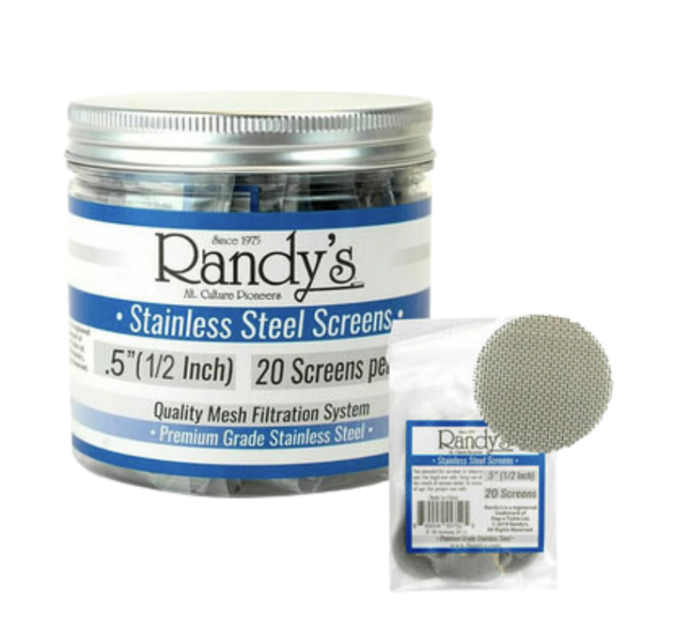 Randy's .5" Stainless Steel Screen