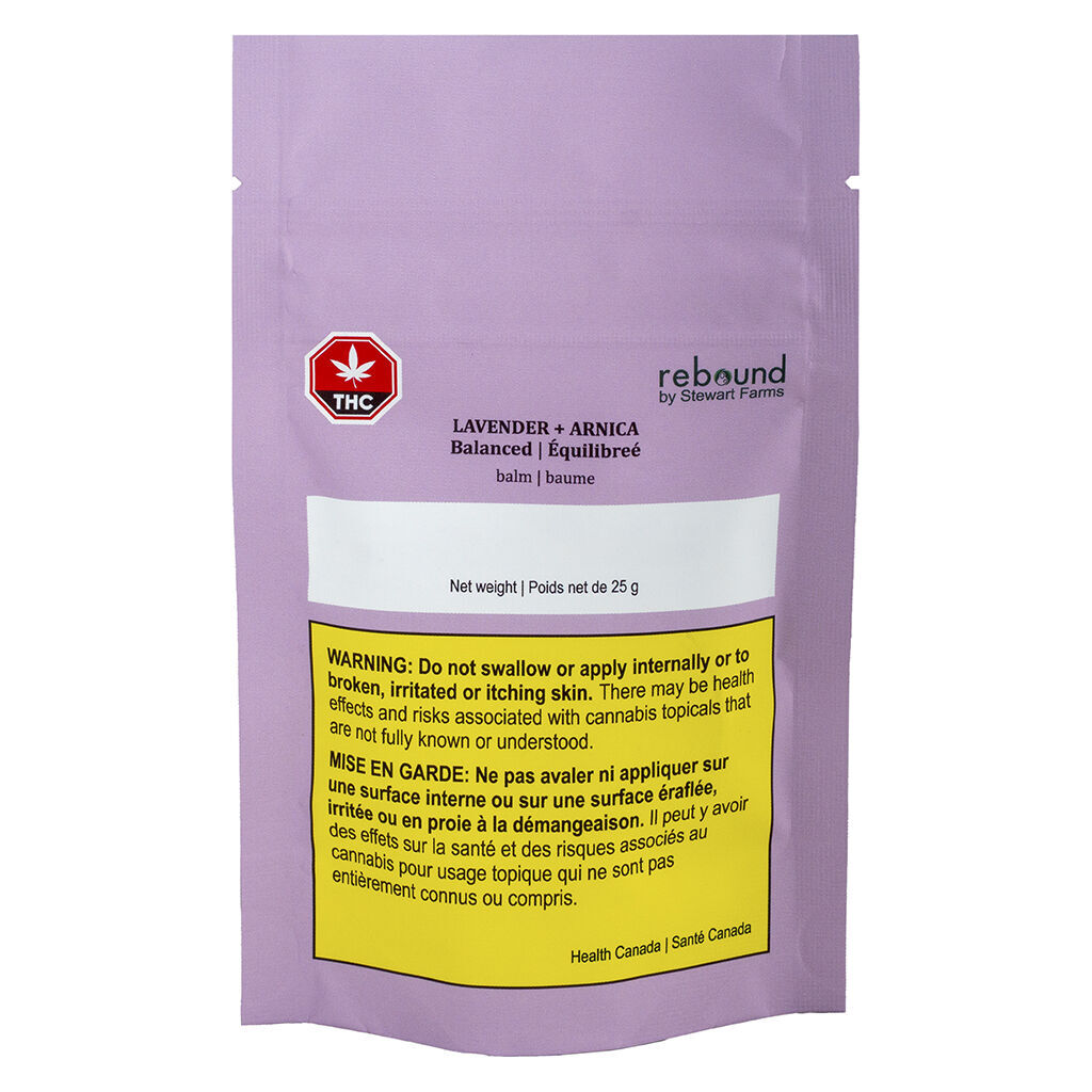 Rebound by Stewart Farms - Lavender + Arnica Balm - Blend - 25g