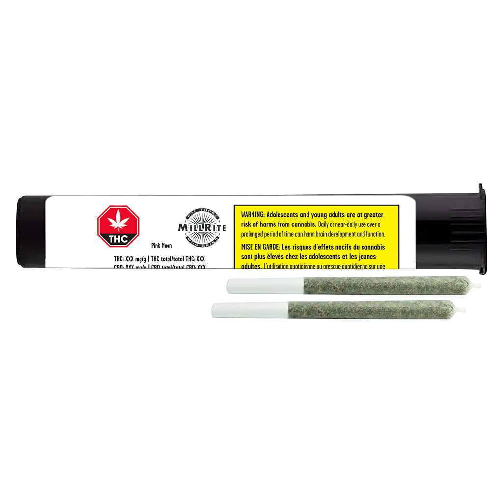 MillRite - Pink Moon Pre-Roll - Indica - 2x0.5g