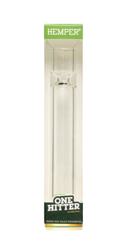 3" Hemper Clear Glass One Hitter