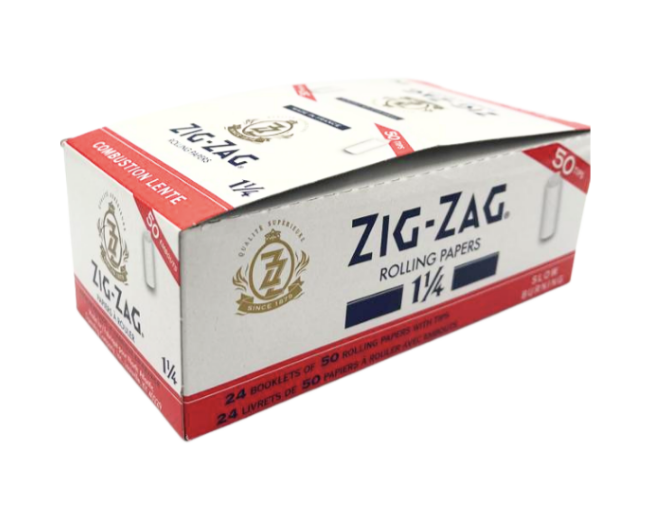 Zig Zag 1 1/4 Rolling Paper + Tips