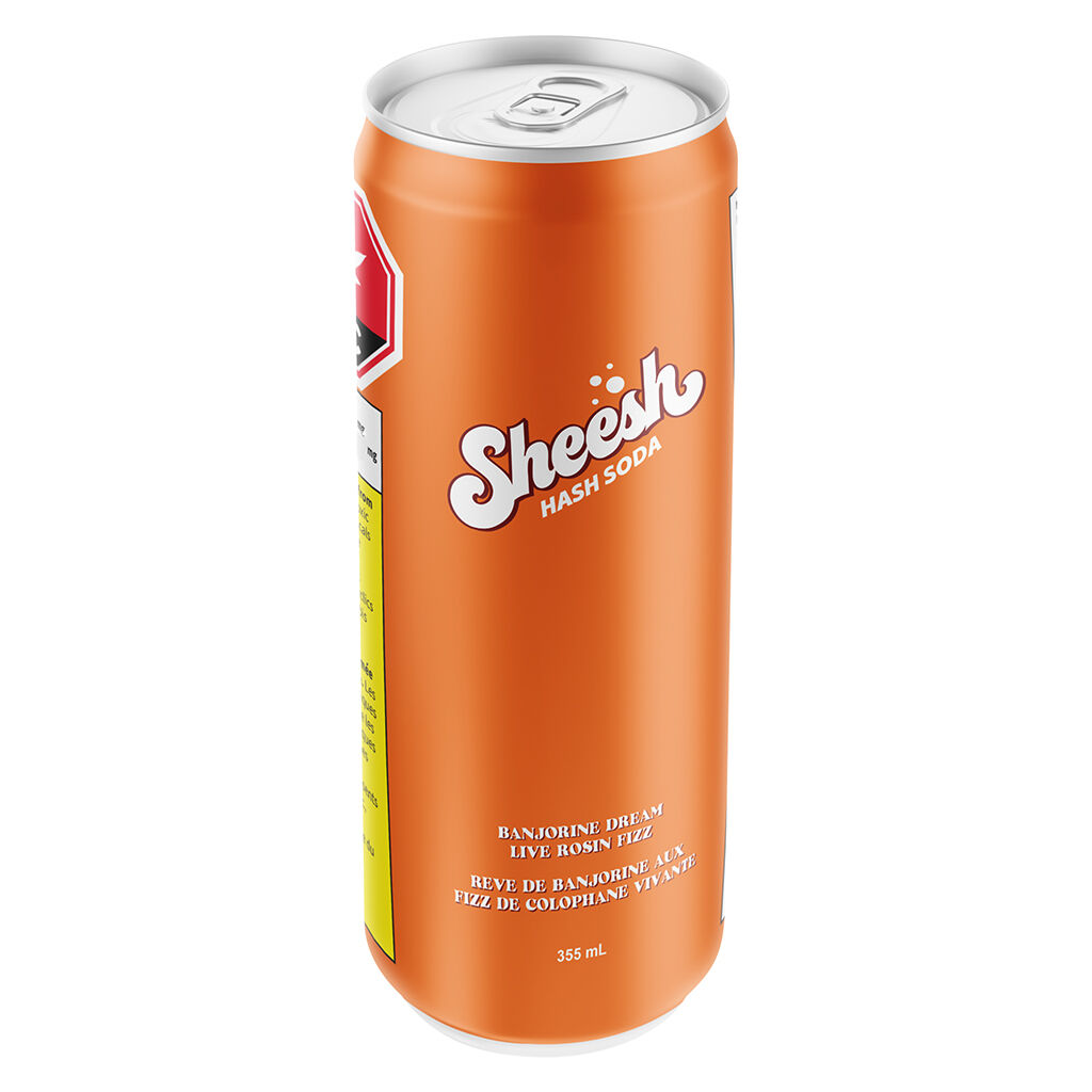 Sheesh Hash Sodas - Banjorine Dream Live Rosin Fizz - Sativa - 355ml