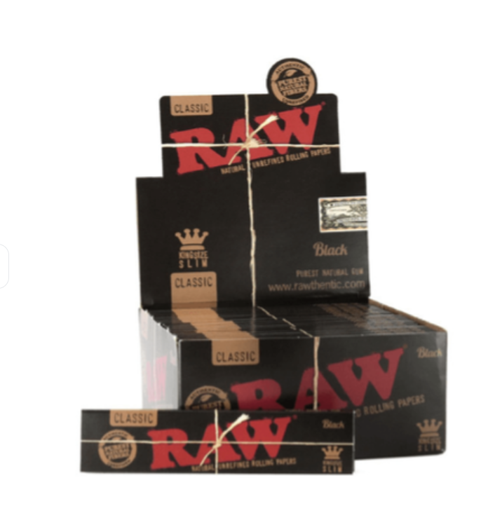 RAW Black KS Slim Rolling Papers
