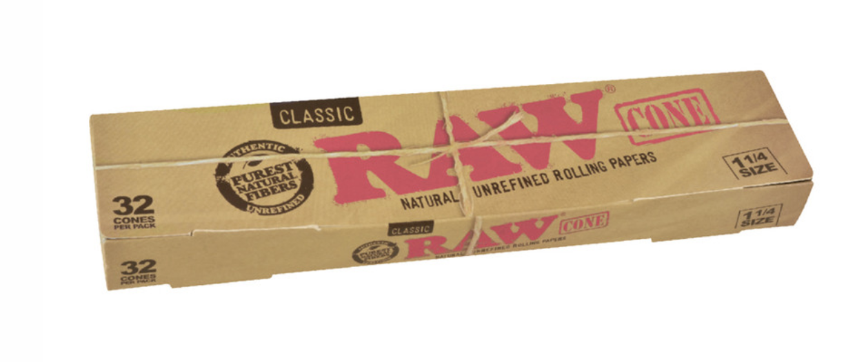 RAW 1 1/4 Classic Cones 1 1/4 - Pack of 32
