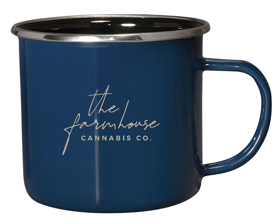 Farmhouse Campfire Mug - blue