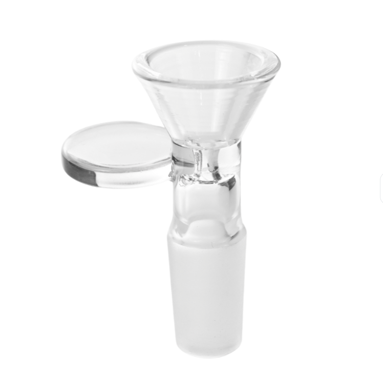 14mm Bowl Piece w/ Handle  - Clear